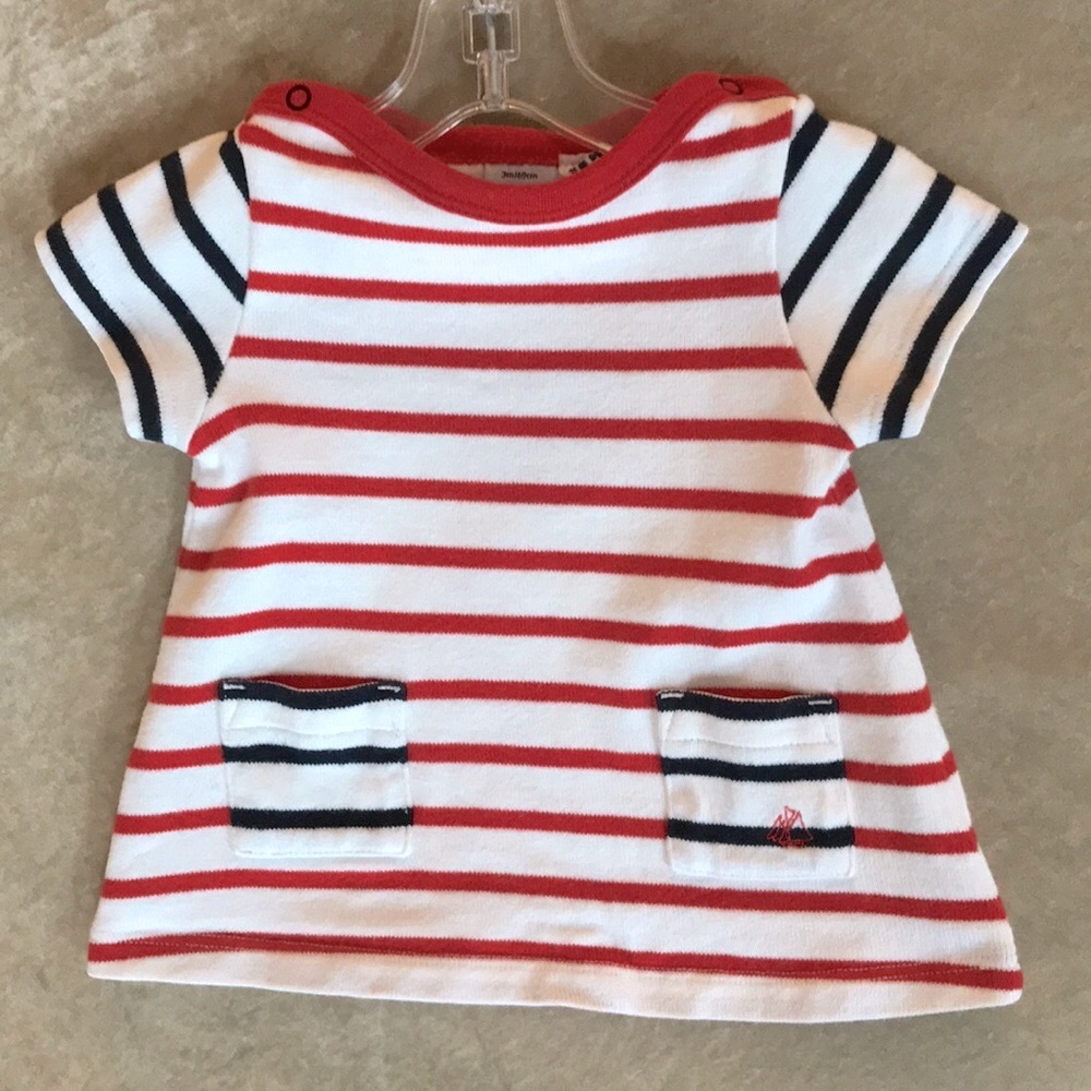 Petit Bateau nautical sailor dress